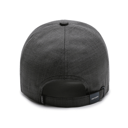 1pc Black Gray Summer Breathable Men Baseball Cap For Outdoor Sports