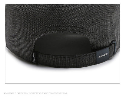 1pc Black Gray Summer Breathable Men Baseball Cap For Outdoor Sports