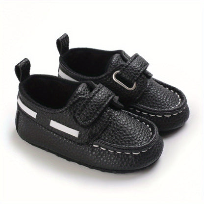Casual Comfortable Sneakers With Hook And Loop Fastener For Baby Boys And Girls, Lightweight Non Slip Walking Shoes For Indoor Outdoor, All Seasons
