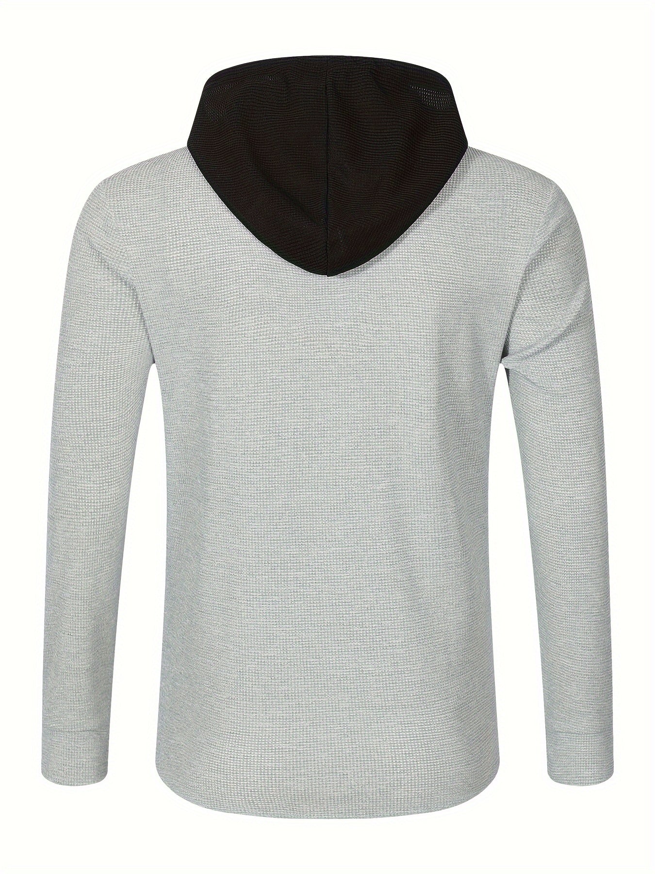 Men's Casual Hooded Jacket - Soft, Breathable Polyester with Button-Up Design & Pockets | Perfect for Spring, Fall & Outdoor Activities, Long Sleeve, Fashion, Daily, Leisure Style, Conventional Version