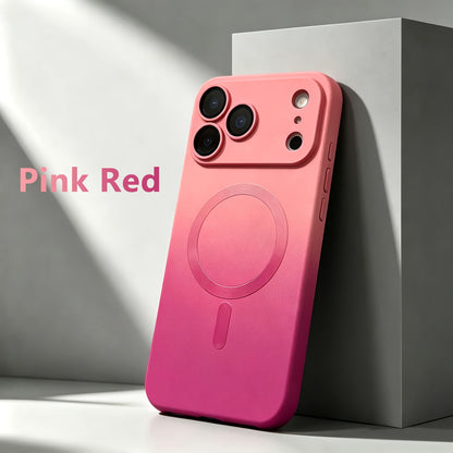 Luxury Magnetic Gradient Phone Case with Lens Protector for iPhone