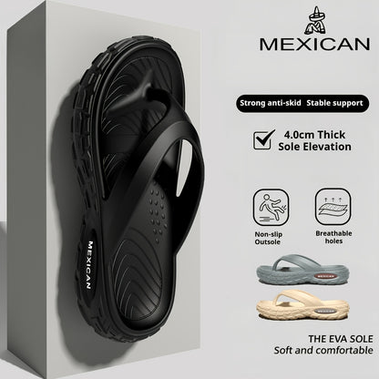Men's Lightweight Casual EVA Slippers - Non-Slip, All-Season