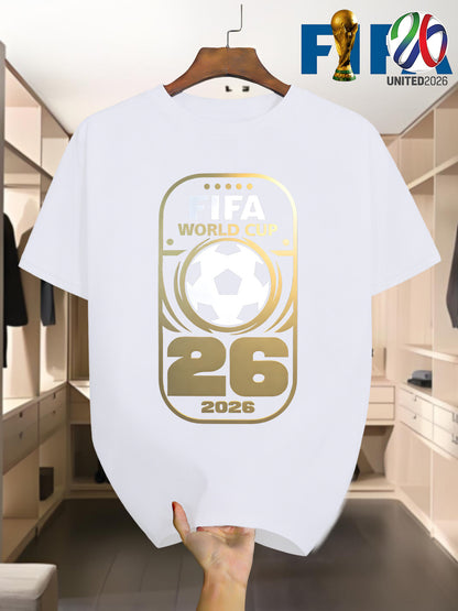 FIFA 2026 World Cup Men's Casual Crew Neck T-Shirt