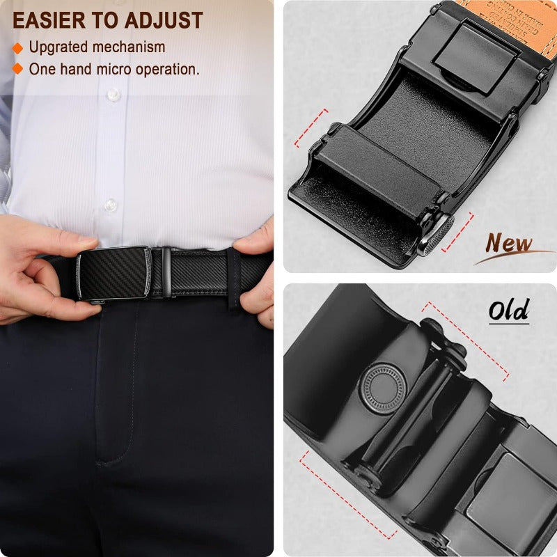 Men'S Belt, Slide Ratchet Belt for Men Dress Pant Shirt Oxfords,Trim to Fitvalentine'S Day