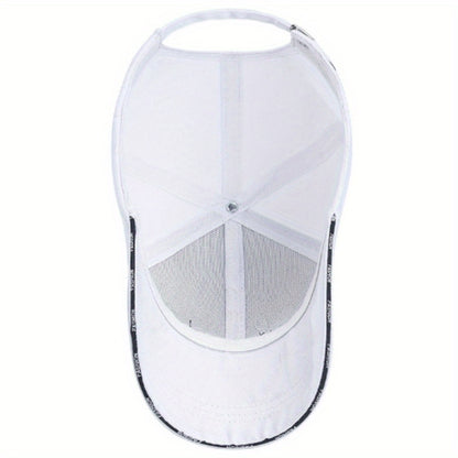 1pc Spring And Autumn Casual Letter Sunshade Baseball Cap For Youth, Men, And Women, Student Couple Hat Christmas Gift