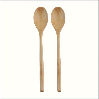 9-Inch Long Handle Wooden Spoons, Superba Spoon for Cooking, Wooden Spoon for Kitchen Soup Mixing Baking, Kitchen Supplies, Kitchen Utensils, Cooking Utensils