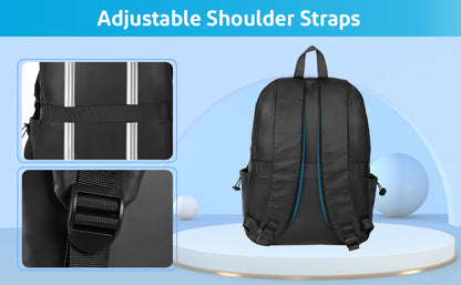 Men'S Large Capacity Travel Backpack - Durable Casual School Bag with Multiple Compartments, Adjustable Shoulder Straps & Secure Zipper Closure for Laptops, Books, and Essentials, Backpack for Travel, Smooth Texture Finish