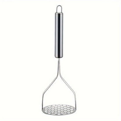 Stainless Steel Potato Ricer Masher - ձեռքով ձեռքի խոհանոցային մամլիչ գործիք բանջարեղենի, մրգերի, չլիցքավորված խոհանոցային սպասքի համար. տնային և դպրոցական պարագաների դիմացկուն բազմաֆունկցիոնալ ջարդիչ