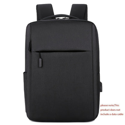 1pc Oxford Travel Backpack, Casual Style, Large Capacity, Multi-Functional Storage, Ideal for Commuting, School, Office, and Outings, Machine Washable, No Rechargeable Battery - Gray