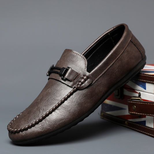 Men's Korean Style Casual Slip-On Loafers for All Season