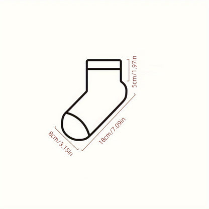 10/20/30/50 Pairs of Socks Spring/Summer Sweat Absorbing Men's and Women's Style Small White Socks Simple and Versatile High-looking Short Socks Boat Socks