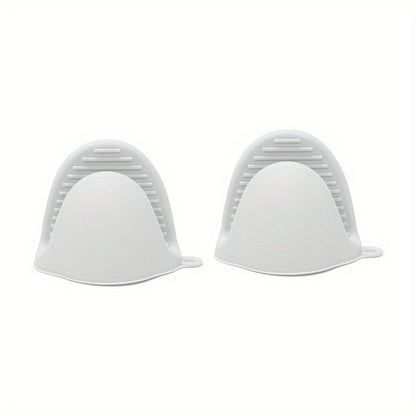 1 Pair Silicone Pot Holder Anti-scalding Clip Gloves - Չսահող բռնելով Խոհանոց, Կրկնակի Ձեռքեր, Հարմար է Խոհանոցի, Թխելու, Խոհարարական Խոհանոցի Առարկաների | Գունագեղ խոհանոցային սպասք՝ չսահող ամանի սեղմակ