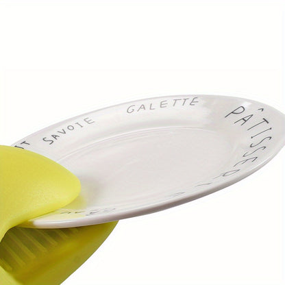 1 Pair Silicone Pot Holder Anti-scalding Clip Gloves - Չսահող բռնելով Խոհանոց, Կրկնակի Ձեռքեր, Հարմար է Խոհանոցի, Թխելու, Խոհարարական Խոհանոցի Առարկաների | Գունագեղ խոհանոցային սպասք՝ չսահող ամանի սեղմակ