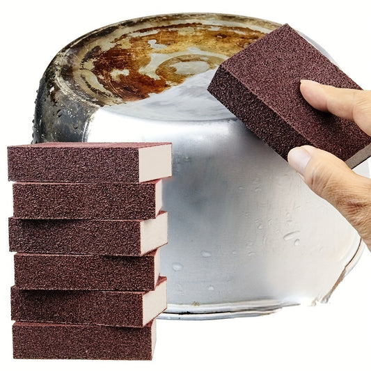 5-Pack Kitchen Cleaning Sponges - Non-Electric Heavy-Duty Scouring Pads, Manual Emery for Descaling, Rust & Stain Removal, Cookware & Dishwashing Scrubbers