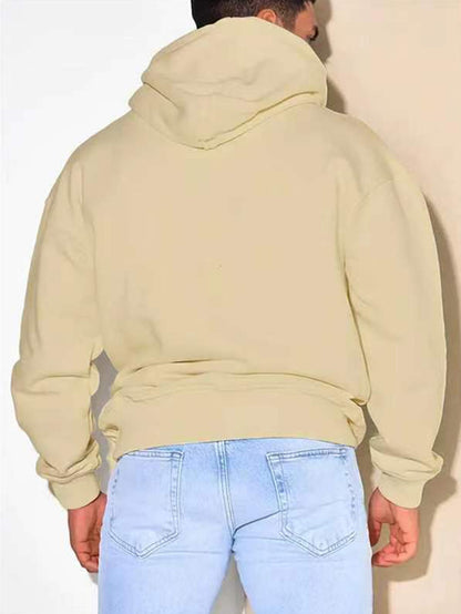 Men'S Red Hoodie with Santa Claus & Beer Mug Graphic - "Ho Ho Ho! It'S the Most Wonderful Time for a Beer!" - Cozy Plush Pullover for Fall & Winter, Casual Holiday Wear, Christmas Clothes, Plus Size