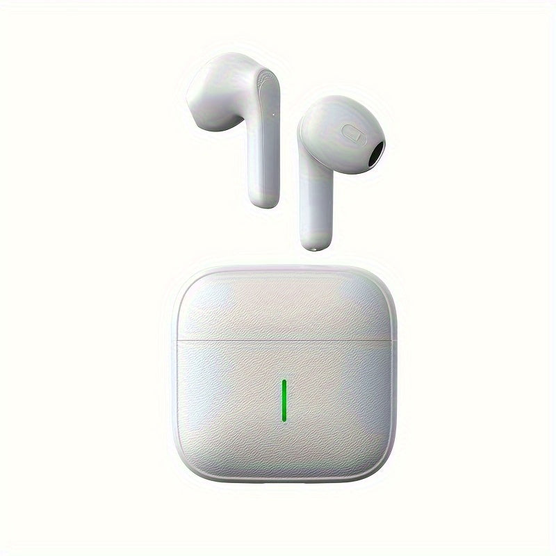 Introducing The Latest Wireless Earbuds with an Exceptionally Long Battery Life - Compact Dual Stereo In-Ear Headphones Designed for Sports And Gaming, Featuring USB Charging And Noise Cancellation for Calls.