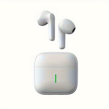 Introducing The Latest Wireless Earbuds with an Exceptionally Long Battery Life - Compact Dual Stereo In-Ear Headphones Designed for Sports And Gaming, Featuring USB Charging And Noise Cancellation for Calls.