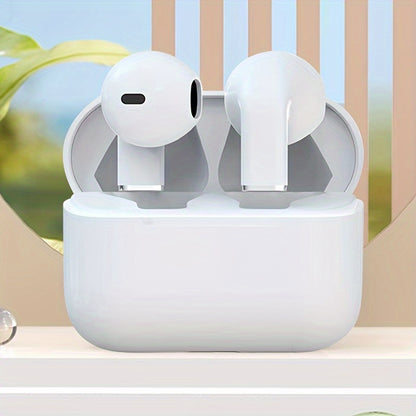 2024 True Wireless Earbuds 5.3 TWS HiFi 9D Stereo HD Smart Mini ականջակալներ - կոնդենսատոր խոսափող, հպման կառավարում, անիմե/մուլտֆիլմի ձևավորում - թեթև պլաստիկ կիսաբաց ականջակալ սովորական օգտագործման համար, մաքուր զանգեր, սպորտ - Համատեղելի է