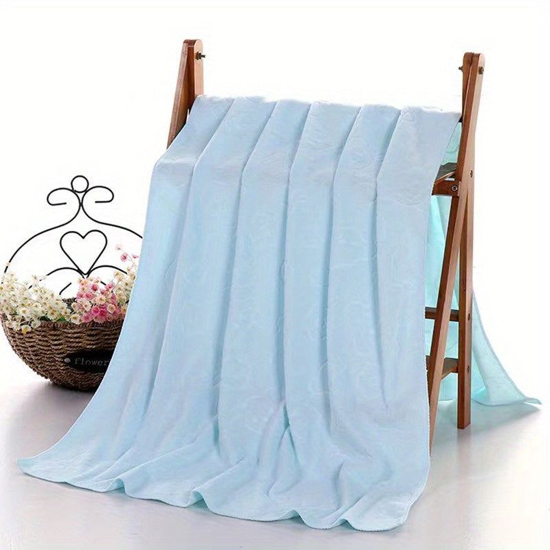 1 հատ Ultra Fine Microfiber լոգանքի սրբիչ, փափուկ և դիմացկուն, հաստացած ներծծող, արջի տպագիր, տանը և լողափում օգտագործման համար, կոմերցիոն մաքրում, տարբեր գույներ