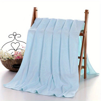 1 հատ Ultra Fine Microfiber լոգանքի սրբիչ, փափուկ և դիմացկուն, հաստացած ներծծող, արջի տպագիր, տանը և լողափում օգտագործման համար, կոմերցիոն մաքրում, տարբեր գույներ