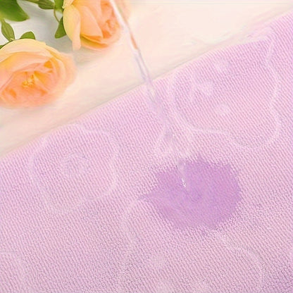 1 հատ Ultra Fine Microfiber լոգանքի սրբիչ, փափուկ և դիմացկուն, հաստացած ներծծող, արջի տպագիր, տանը և լողափում օգտագործման համար, կոմերցիոն մաքրում, տարբեր գույներ
