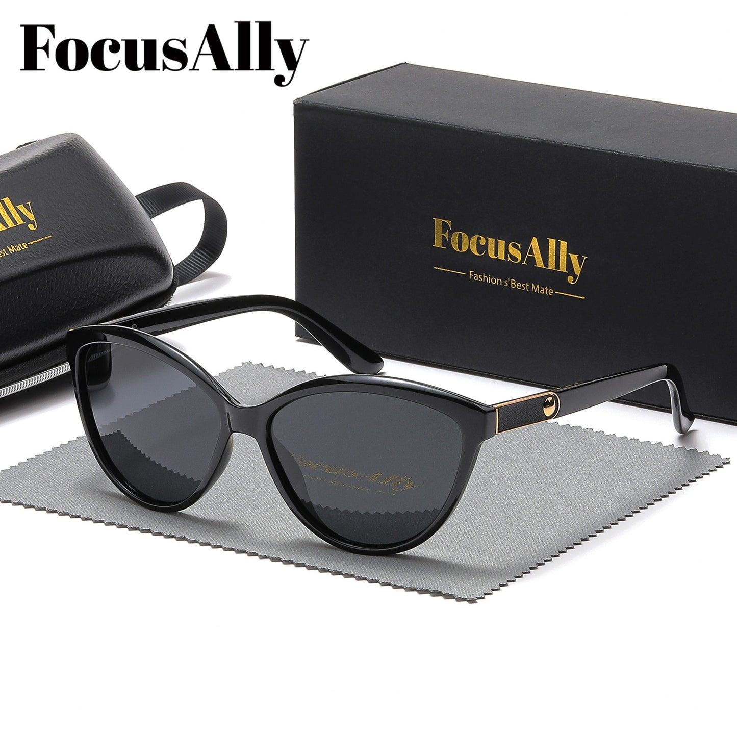 Women's Retro Cat Eye Glasses with TAC Lenses & PC Frame