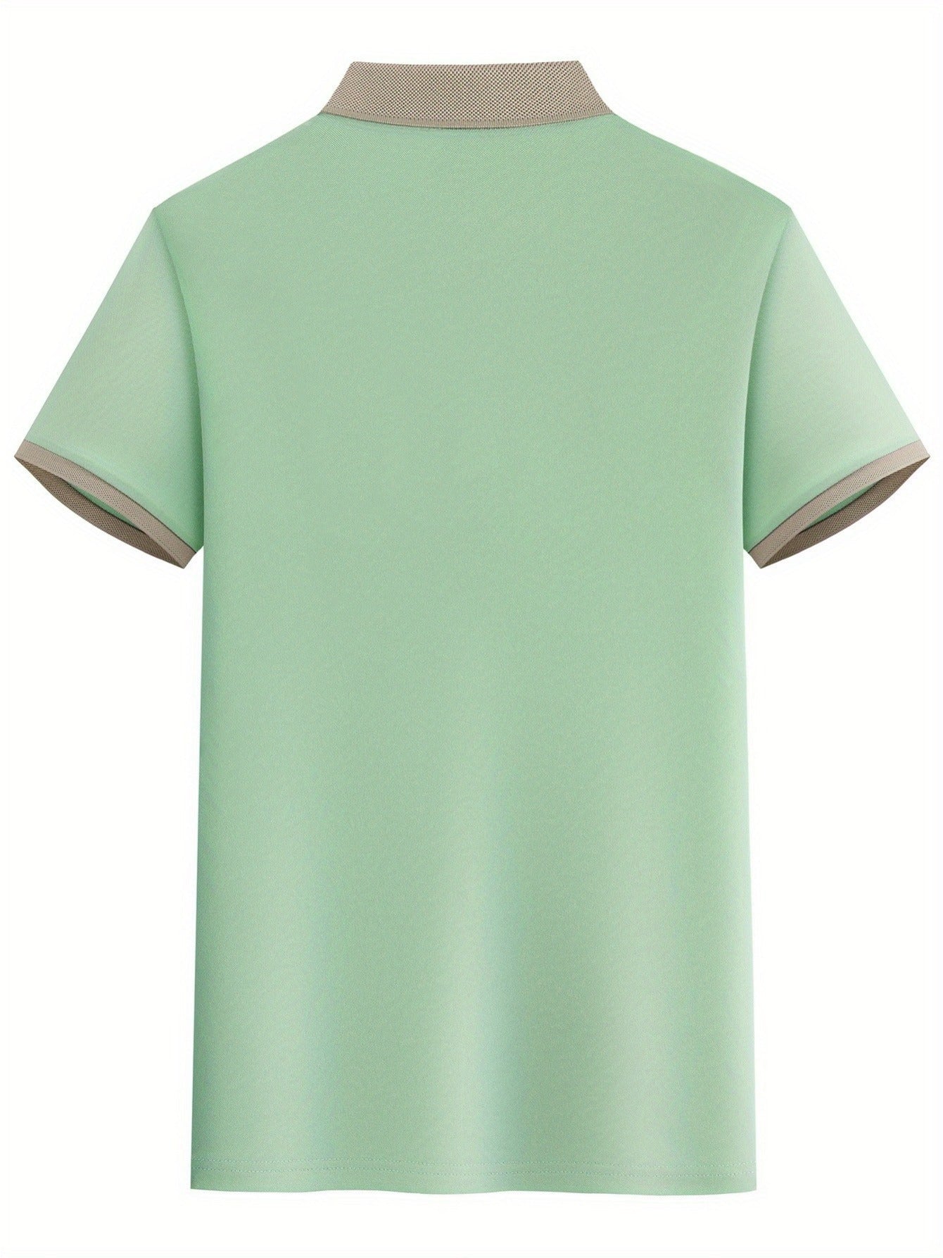 Men's Casual Shirt with OOS Print - Breathable, Stretch Fabric for Golf & Outdoor Activities, Summer Fashion