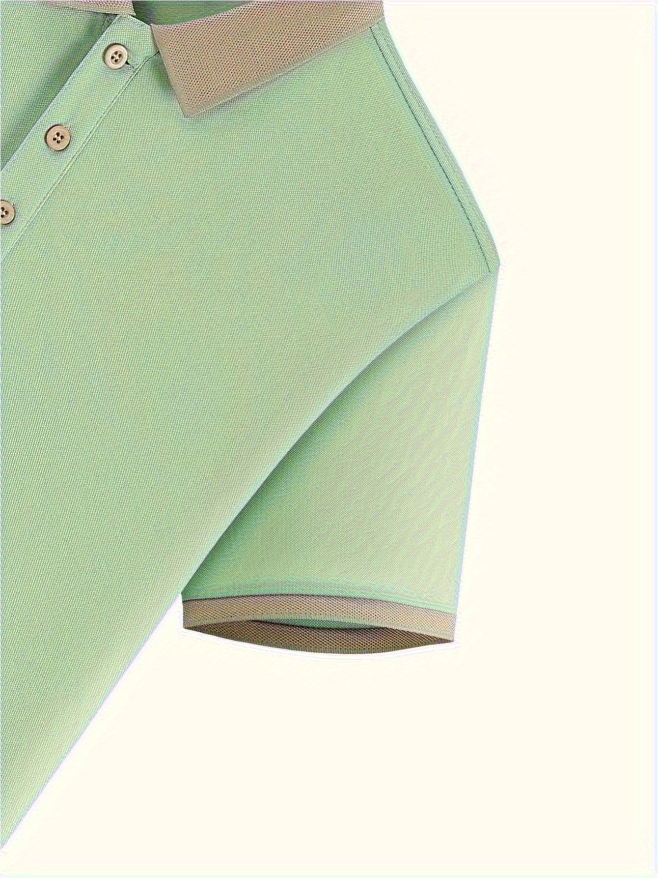 Men's Casual Shirt with OOS Print - Breathable, Stretch Fabric for Golf & Outdoor Activities, Summer Fashion