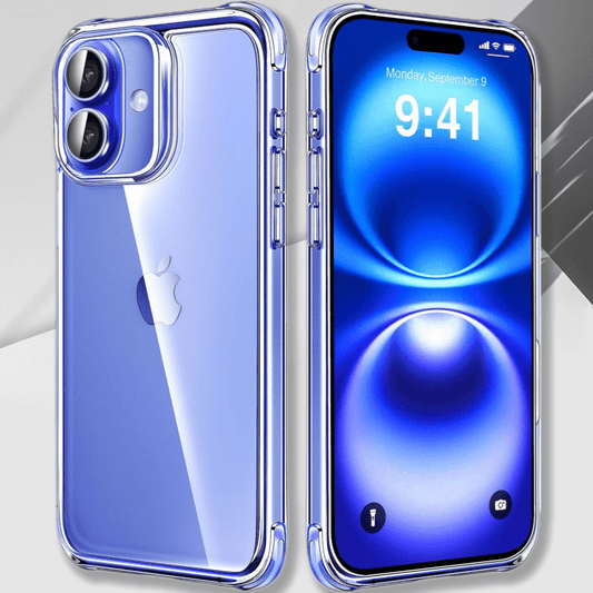 TPU for Iphone 16 Case Clear, Military- Grade Drop Protection], Slim Clear Iphone 16 Case for Iphone 16 with Shockproof Bumper 2024