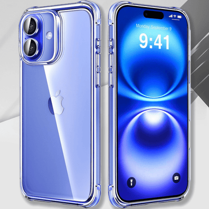 TPU for Iphone 16 Case Clear, Military- Grade Drop Protection], Slim Clear Iphone 16 Case for Iphone 16 with Shockproof Bumper 2024
