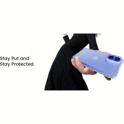 TPU for Iphone 16 Case Clear, Military- Grade Drop Protection], Slim Clear Iphone 16 Case for Iphone 16 with Shockproof Bumper 2024