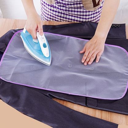 1pc Ironing mat - withstand high temperature ironing mesh, protective Ironing mesh, protective garment pressing pad for home use, with utility hooks.