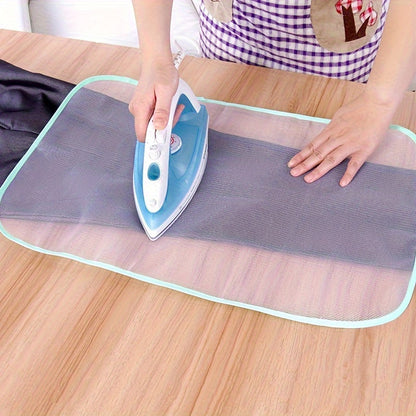 1pc Ironing mat - withstand high temperature ironing mesh, protective Ironing mesh, protective garment pressing pad for home use, with utility hooks.