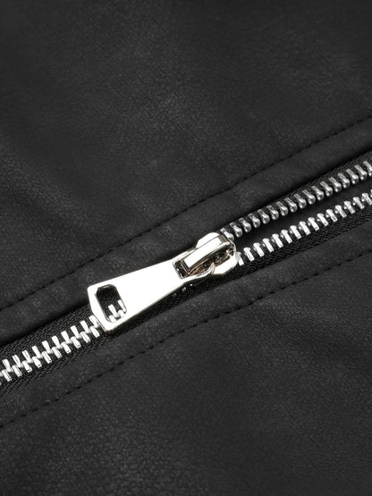 Men'S Heavy-Duty Full-Zip Jacket - Thick Winter Coat with Full-Zip Closure, Lapel Collar, Non-Stretch Fabric - Cold Weather Outerwear for Formal & Casual Events, Winter Jacket, Formal Event Attire, Sleek Design, Durable Const