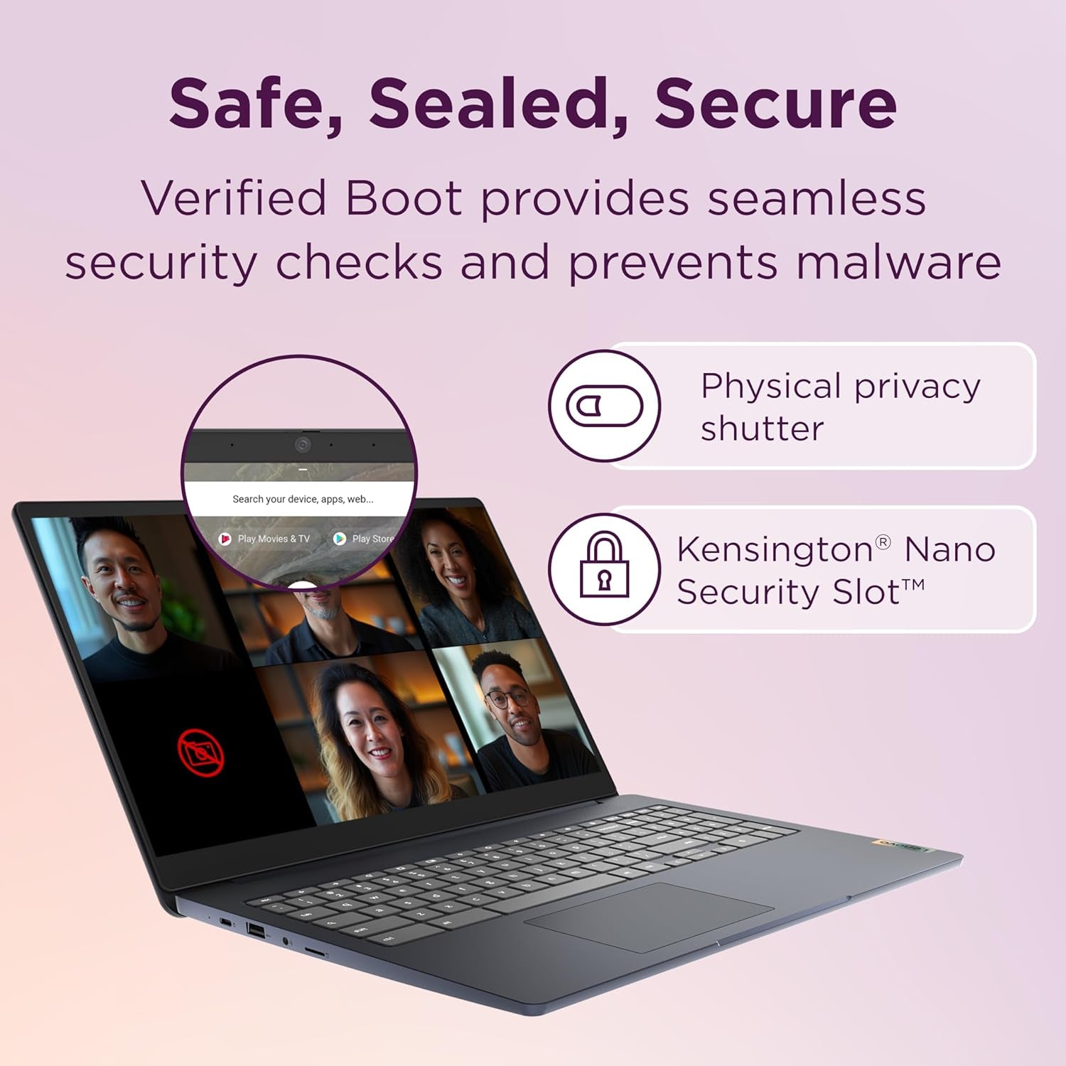 Lenovo Ideapad 3I Chromebook, 15.6” FHD Display, Intel Celeron N4500, 8GB RAM, 64GB Emmc, 1920X1080 Px, 720P Camera, Chrome OS, Abyss Blue
