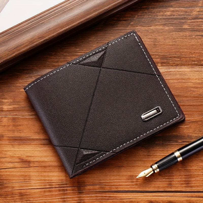 Men'S Business Casual Belt and Wallet Set | Premium Faux Leather, Simple and Elegant Belt with Practical and Exquisite Card Case, Ideal for Daily Travel and Business Activities (Box Not Included)