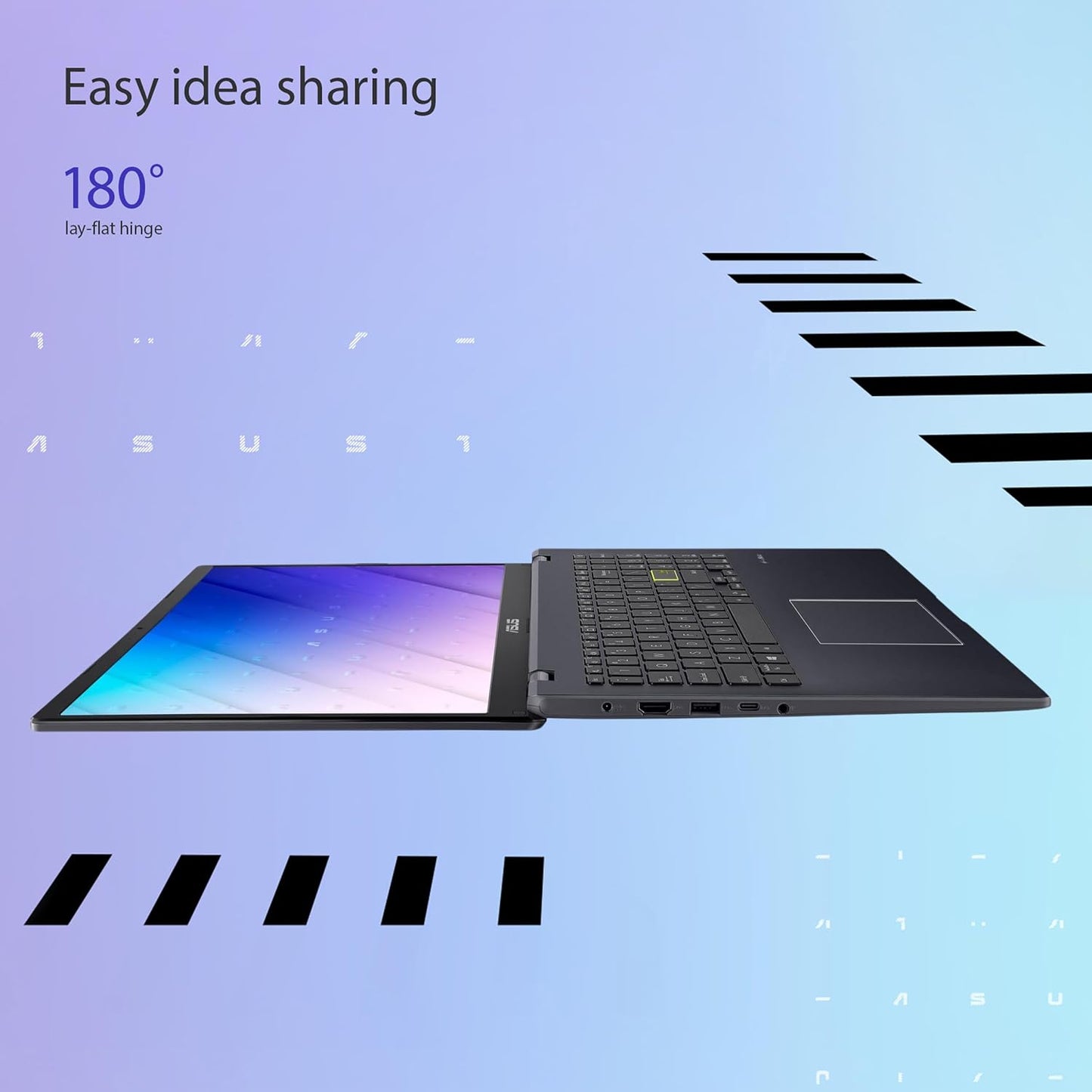 ASUS 15.6” Vivobook Go Slim Laptop, Intel Dual Core N4500, 4GB RAM, 128GB SSD, Windows 11, Star Black, L510KA-ES04