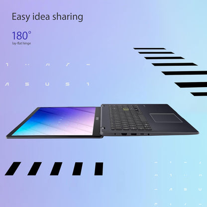 ASUS 15.6” Vivobook Go Slim Laptop, Intel Dual Core N4500, 4GB RAM, 128GB SSD, Windows 11, Star Black, L510KA-ES04