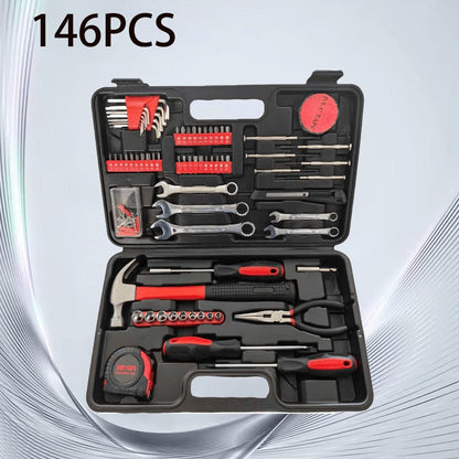 Home and Auto Repair Dual-Purpose Tool Set! No Need to Worry About Home Auto Repairs—this Versatile Set Handles Both Household and Automotive Maintenance. It Includes a Rich Assortment of Automotive Mechanical Tools, Making