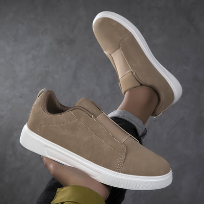 Men's Casual Round-Toe Slip-On Loafers Lightweight for All Seasons