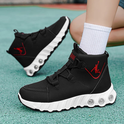 Men's All-Season Outdoor Running Shoes with Durable PVC Sole