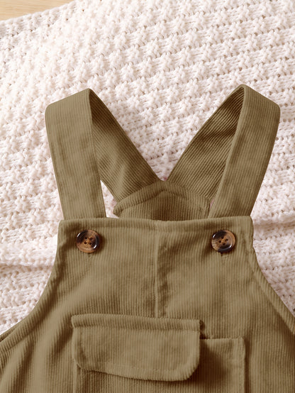 Cute Baby Unisex Suspender Pants for Spring and Fall - ayq