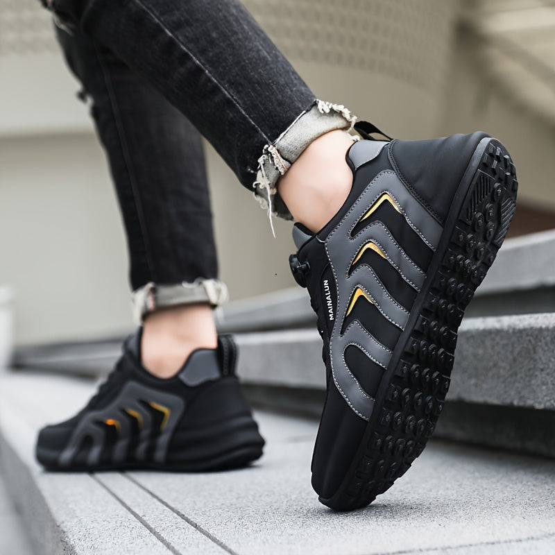 Men's Casual Lightweight Athletic Shoes with Rotary Design