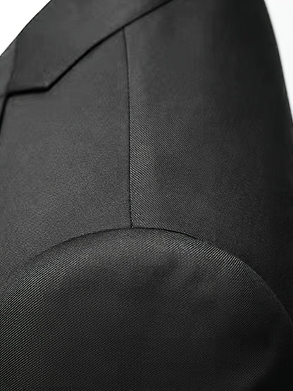 Men's 3-Piece Suit Set for Office & Formal Events