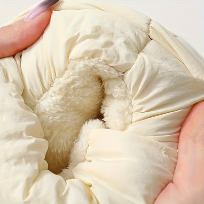 Տղամարդկանց և կանանց ձմեռային կոշիկներ՝ փափուկ աստառով, փափուկ գործվածքից պատրաստված վերին մասով և EVA ներբանով, կլոր քթով կարճ կոշիկներ՝ ներսի/դրսի համար, ունիսեքս առօրյա կոշիկներ՝ սև/մոխրագույն/մուգ կապույտ գույներով - All-Season Com