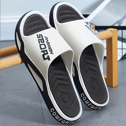 Men’s Sport Graphic Flip-Flops Non-Slip EVA Casual Sandals
