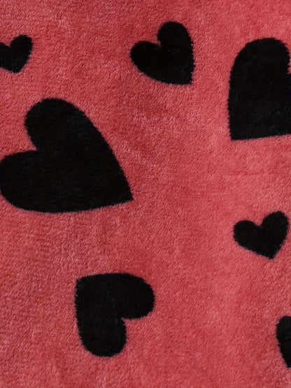 Աղջիկների համար նախատեսված սրտաձև նախշերով գլխարկով սվիտերի և տաբատի հավաքածու, նոր աշուն-ձմեռ, հարմարավետ, սիրուն, առօրյա, տաք, կատարյալ է բացօթյա օգտագործման համար