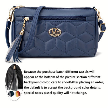 Կանացի կարված, մեծ տարողությամբ, ամենօրյա ուսի պայուսակ՝ ծոպավոր զարդարանքներով, բազմաթիվ կայծակաճարմանդներով և կարգավորվող ուսի գոտիով