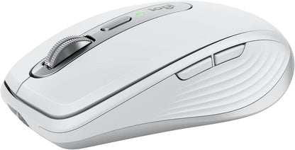 Logitech MX Anywhere 3S Compact Wireless Mouse, Fast Scrolling, 8K DPI Any-Surface Tracking, Quiet Clicks, Programmable Buttons, USB C, Bluetooth, Windows PC, Linux, Chrome, Mac - Graphite