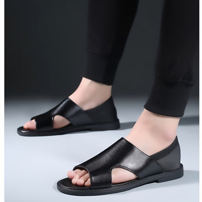 Men's All-Season Health Care Casual Slip-On Sandals Black